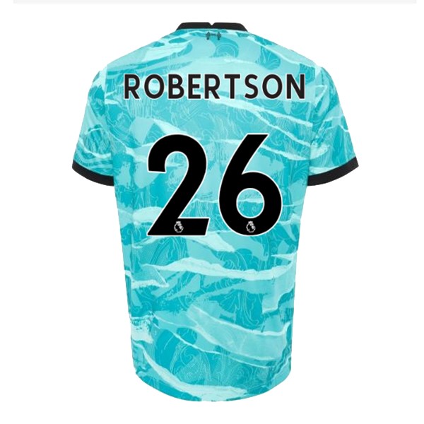 Camiseta Liverpool NO.26 Robertson 2ª Kit 2020 2021 Azul